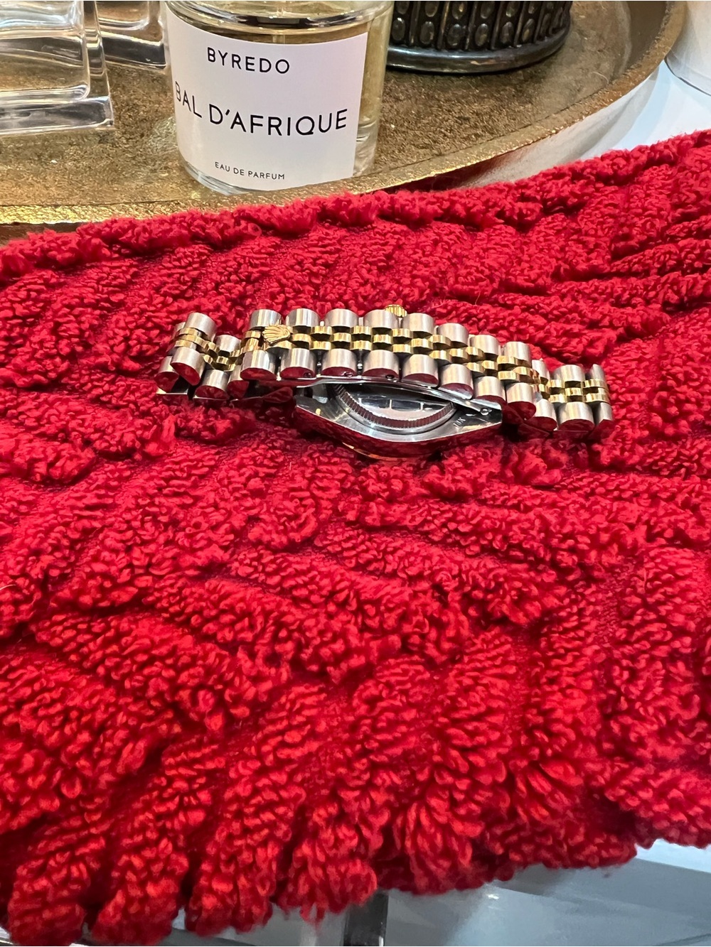 Unknown brand..,  Two-Tone Gold and Silver Diamond Bezel Women's Bracelet Watch - Picture 15 of 16